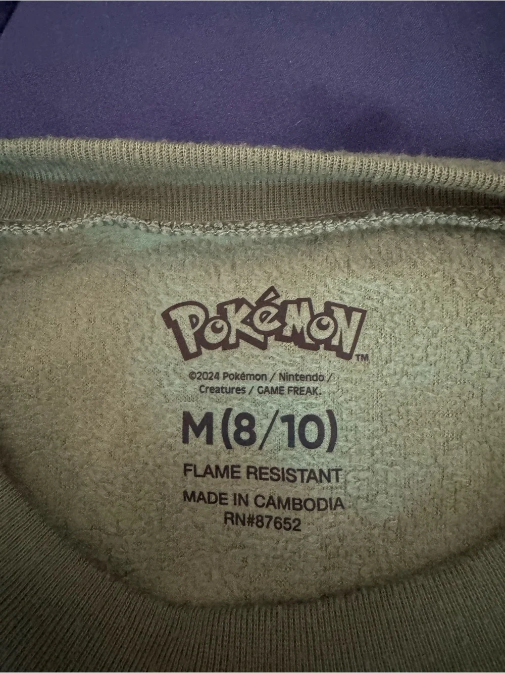 Pokémon Fleece Kids Pajama Set - Green and Light Blue with Pikachu Design